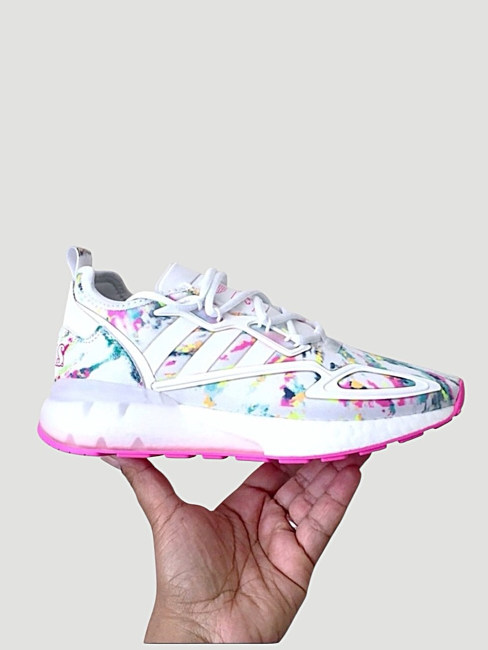 Adidas ZX 2K Boost Watercolor Sneakers Size 6Y / 7 women